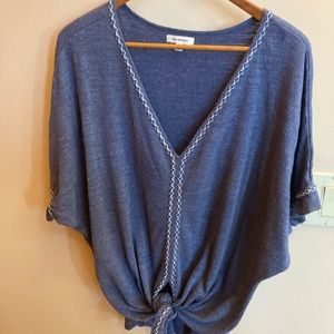 Max Studio Embroidered Blouse